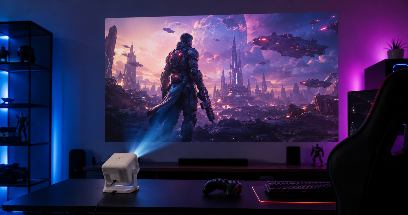 Full HD cinema, any wall.