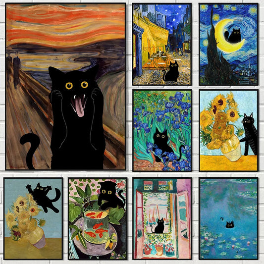 Snugzii™ Cat Canvas Art